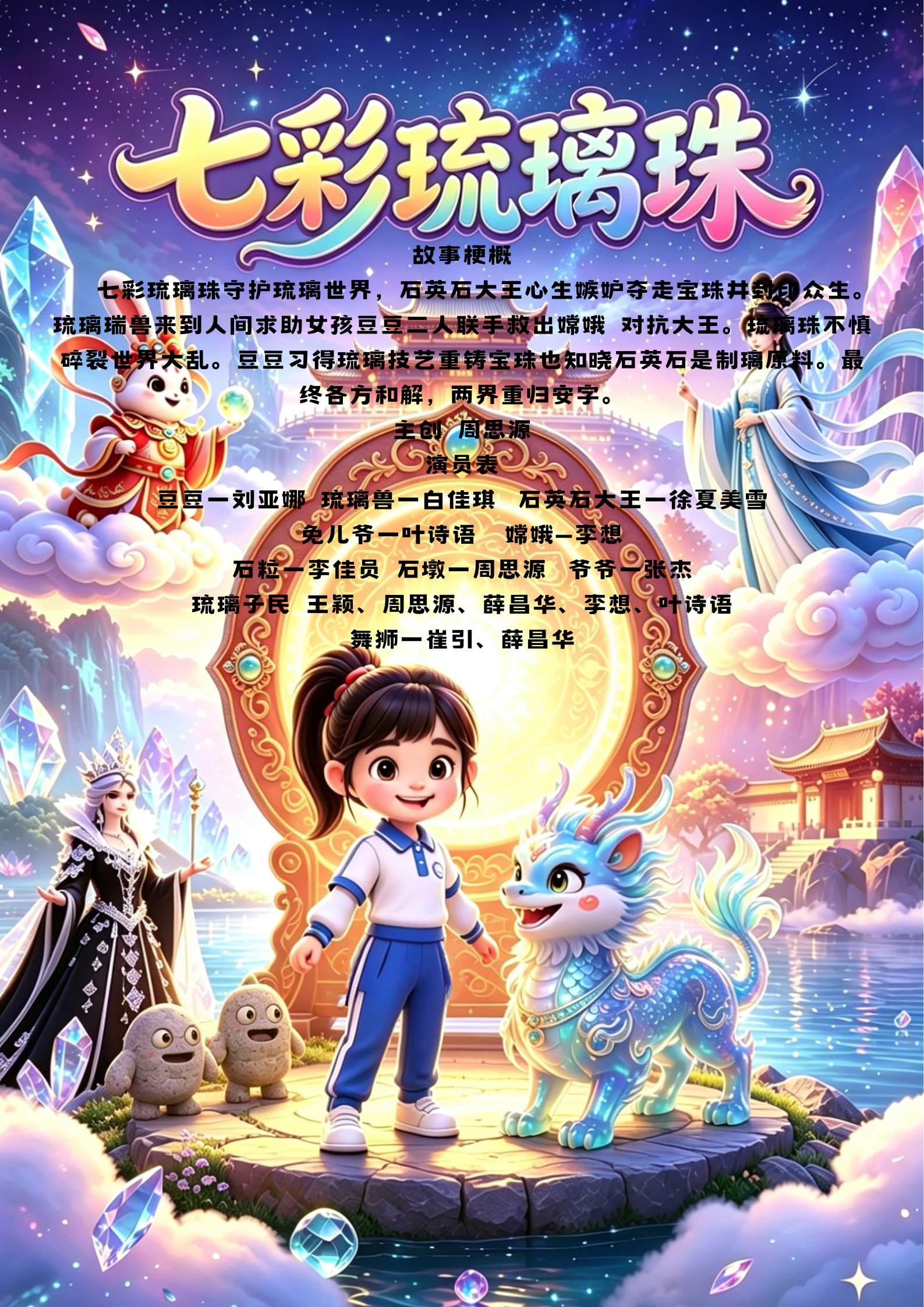 七彩琉璃珠